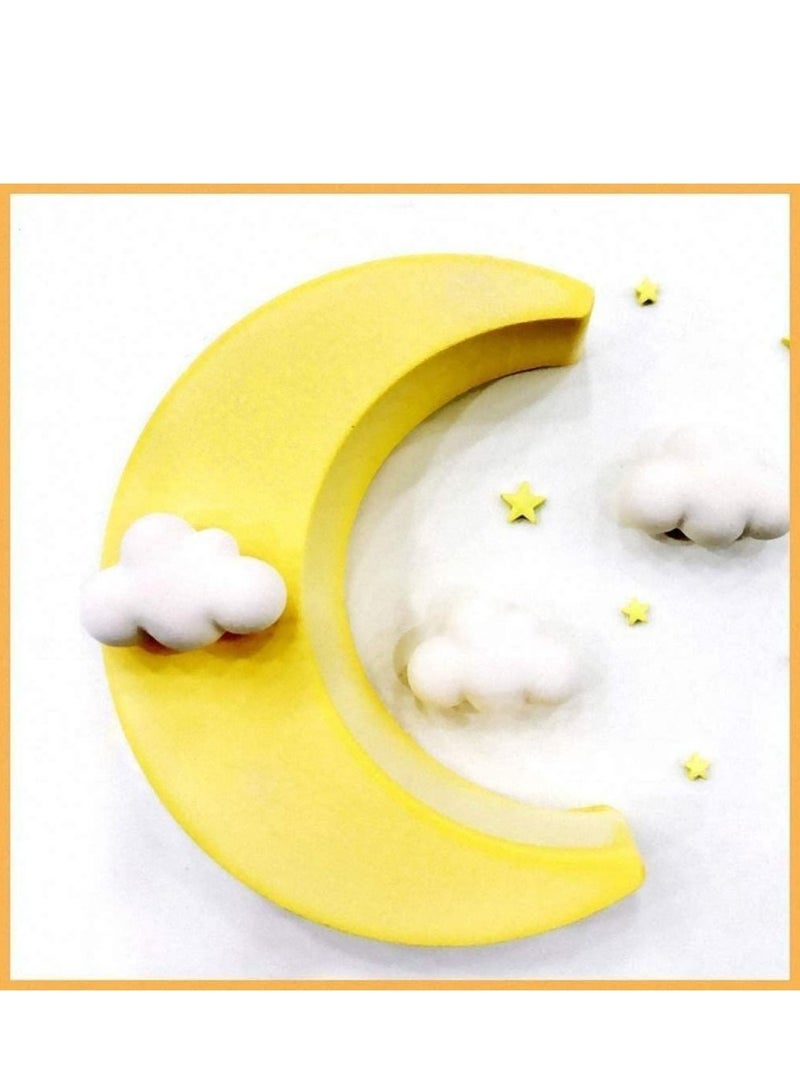 3D Moon-Shape Cake Mold, Silicone Cake Mould, Ramadan Crescent Moon Silicone Mold, Large Cake/Bread/Pizza Baking Mold - Image 5