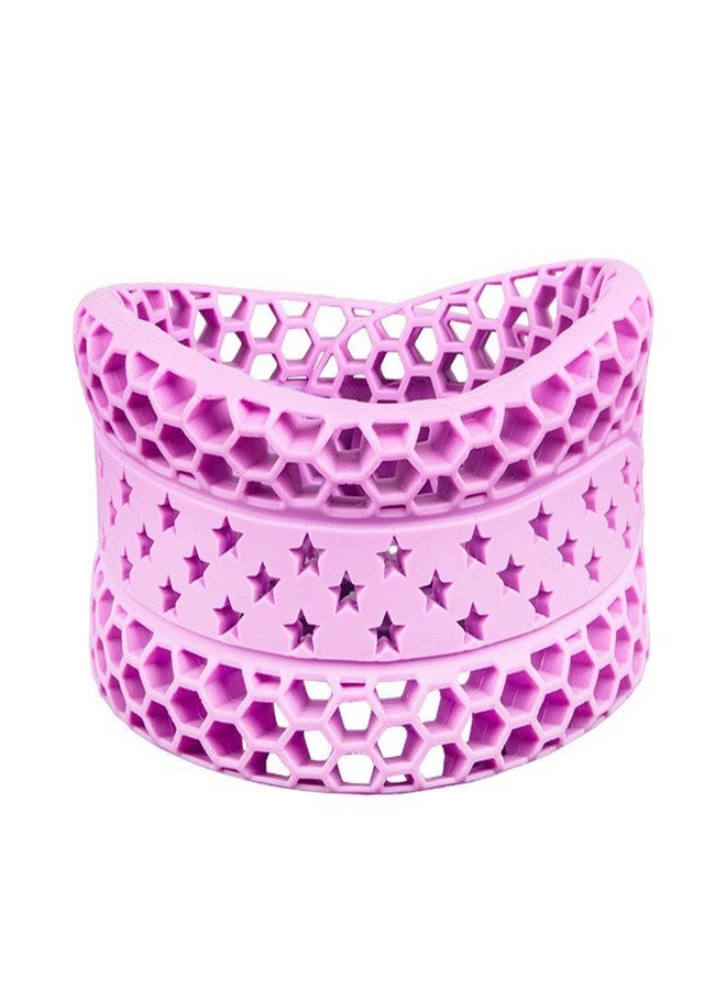 LANYANZI Soft Silicone Neck Brace Cervical Collar, Purple - Image 1