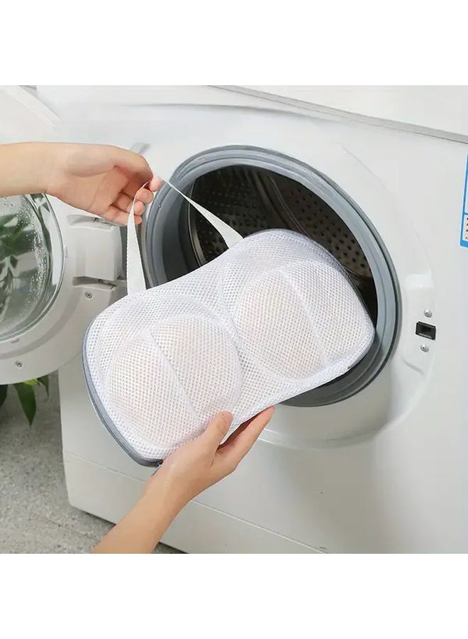 Grey Laundry Bag For Bras Anti Deformation Wash Machine Mesh Protection - Image 1
