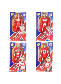 Jinjiang Ultraman Soft Rubber Toy Chinese Superman Hand-made Doll Stall Doll Boy Model Toy Gift-Color:27cm Ultraman Soft Tape Cape (1 Random Box)