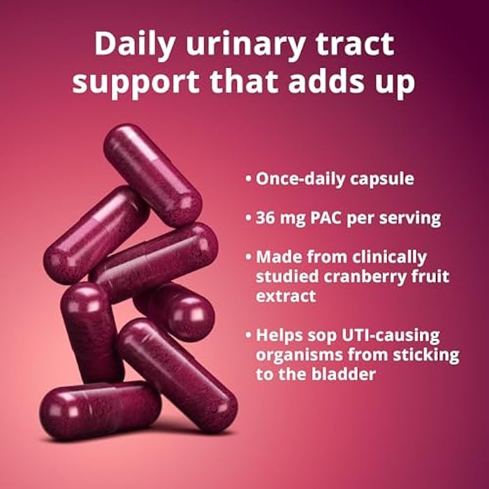 Solv Wellness Urinary Health 36 mg Cranberry PAC – Whole Cranberry Fruit Extract, Daily Urinary Tract Health Support, 30 Capsules - Image 3