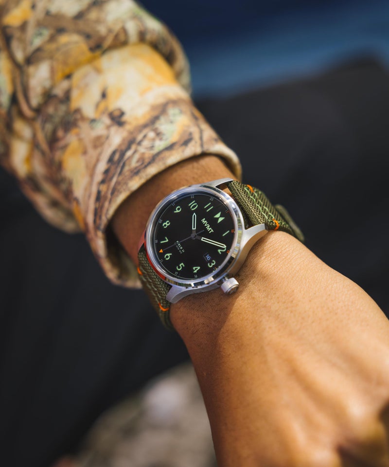 MVMT Field 3H Timepieces for Men - Stainless Steel - Water Resistant 10 ATM/100 Meters - Sporty to Casual - 41mm - Image 4