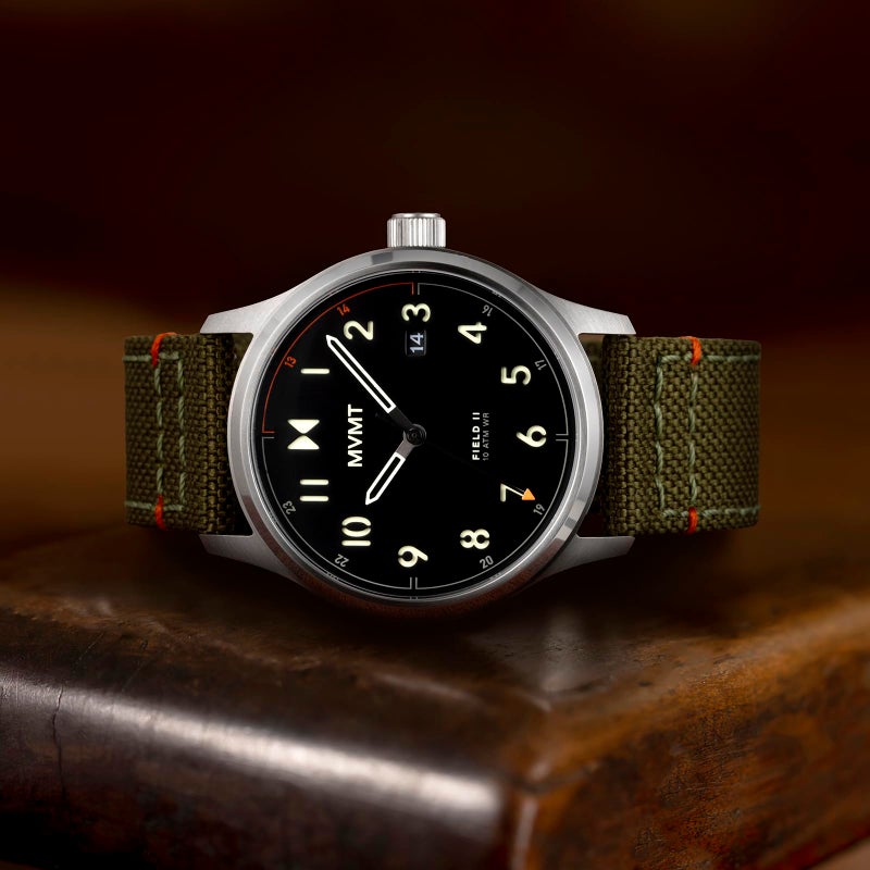 MVMT Field 3H Timepieces for Men - Stainless Steel - Water Resistant 10 ATM/100 Meters - Sporty to Casual - 41mm - Image 5