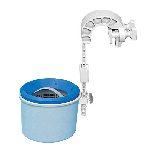 Intex 28000E Deluxe Wall-Mounted Swimming Pool Surface Automatic Skimmer with Removeable Skimmer Basket for 800+ GPH Pumps - Image 1