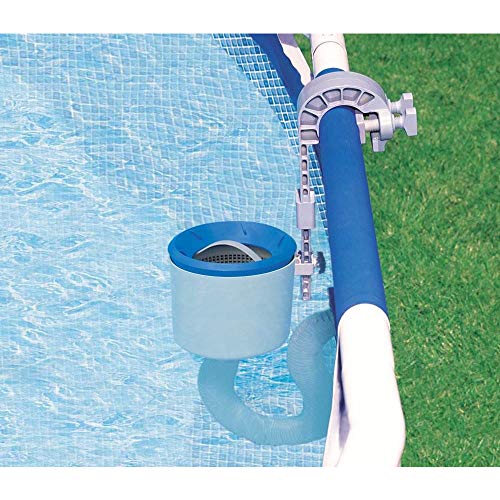 Intex 28000E Deluxe Wall-Mounted Swimming Pool Surface Automatic Skimmer with Removeable Skimmer Basket for 800+ GPH Pumps - Image 3