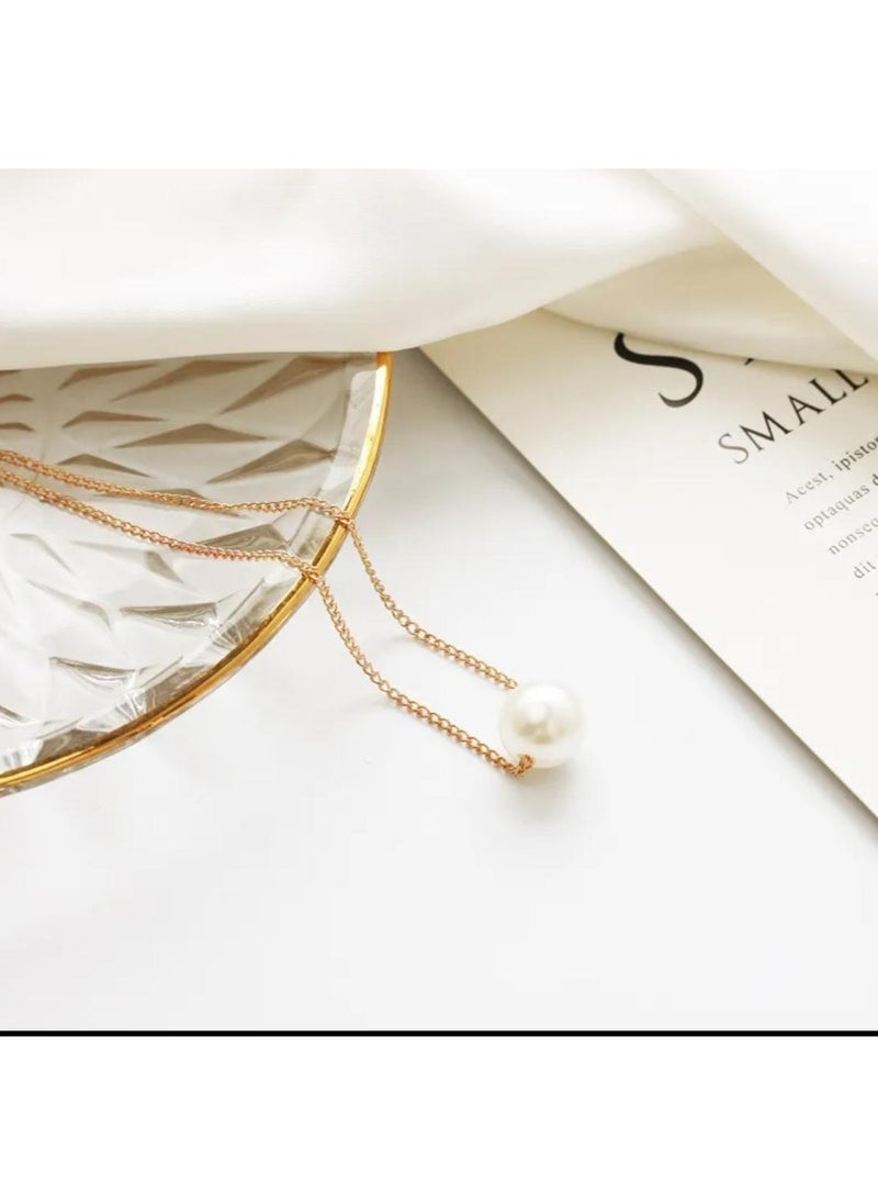 (BeBeauty) Elegant necklace with a distinctive color and classic shape  - Image 4