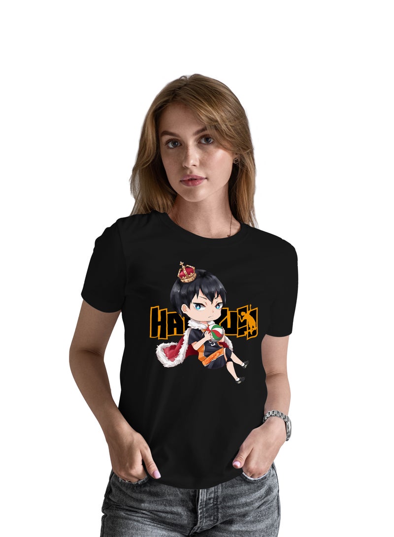 Fashion World Cotton T-shirt Printed with High-quality Anime Haikyuu!! - Image 1