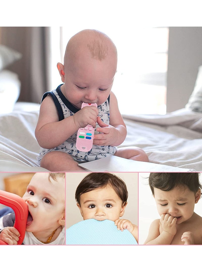 2 Pack Silicone Baby Teething Chew Toys Remote Control and Game Controller for Babies from 3 Months Boys Girls Relief Stress Discomfort  Pink  baby shower gift - pzsku/ZC7E81A42E626C043141BZ/45/_/1684565749/b6400f90-4de6-4a4d-b6e2-3ef7c29ee1a8