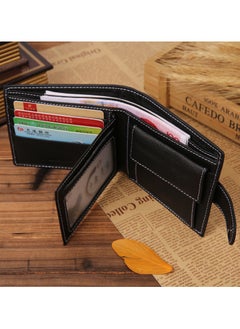 Men's purse leather short retro zipper buckle wallet - pzsku/ZC7E81B0BDBB9C4ECA5F4Z/45/1741339426/74b8987b-a829-45cf-90bd-1c22b8d75801