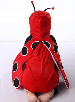 Brain Giggles Brain Giggles Ladybug Animal Plush Costume Design Halloween Carnival Party Jumpsuit for Kids Boys & Girls Large  - Image 5