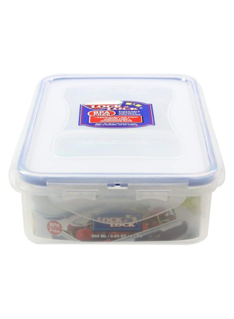 LOCK & LOCK RECTANGULAR FOOD CONTAINER 800 ML - Image 3