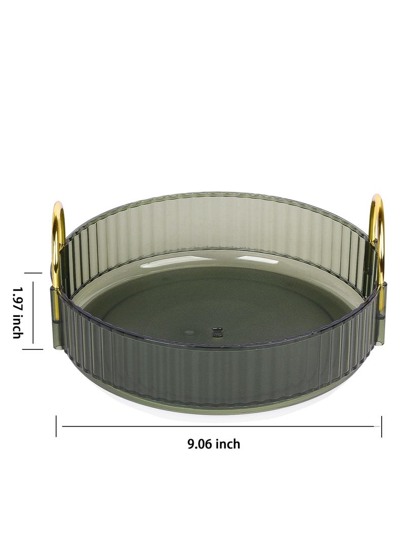 Sharpdo Rotating Makeup Organizer for Vanity, High-Capacity Skincare Clear Make Up Storage Perfume Organizers Cosmetic Dresser Organizer Countertop 360 Spinning - Image 5