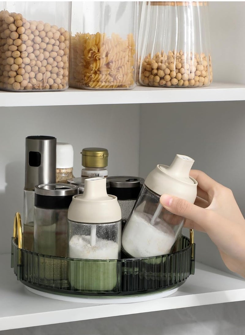 Sharpdo Rotating Makeup Organizer for Vanity, High-Capacity Skincare Clear Make Up Storage Perfume Organizers Cosmetic Dresser Organizer Countertop 360 Spinning - Image 3