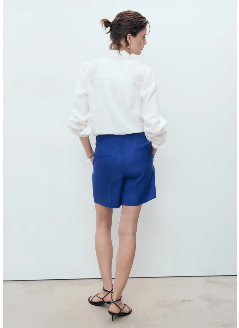 مانجو Straight Mid-Rise  Shorts