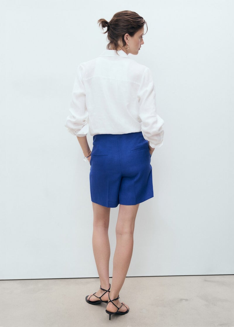 MANGO Straight Mid-Rise  Shorts  - Image 2