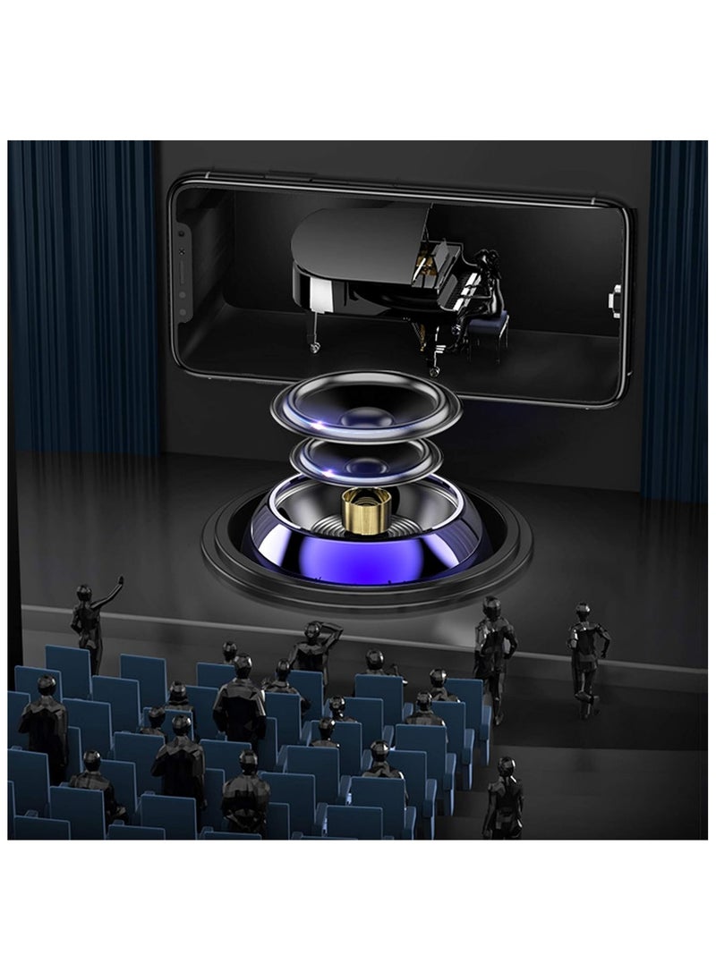 TWS Wireless Portable Small Bluetooth Speakers with 5W Big Sound, Wireless Stereo Pairing, Metal Enclosure, IP65 Splashproof, Minimalism Design