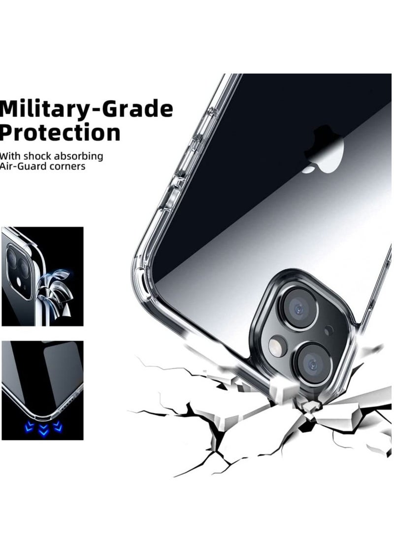 ELTRAZONE for iPhone 14 Plus Case Clear Slim Thin Cover with Hard PC Back and Shock-Absorbing Soft Bumper Anti-Yellowing Military Grade Protection Covers Compatible iPhone 14 Plus 6.7" 2022  - Image 5