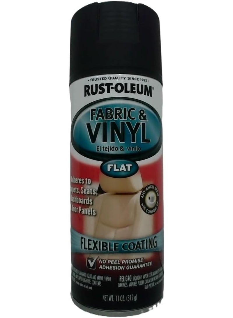 Rust-Oleum AUTORF +SSPR 6PK VINYL&FABRIC BLACK FLAT