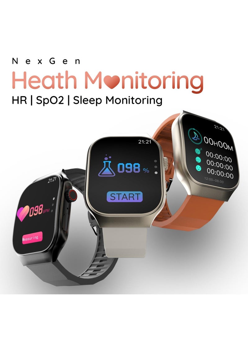 Pebble - Pebbble Curve 1.99" ( 5.05 cm) HD Curved Display, BT Calling, Health Suite, Multi Sports Mode, Smart Calculator, AI Voice Assistance - Image 1