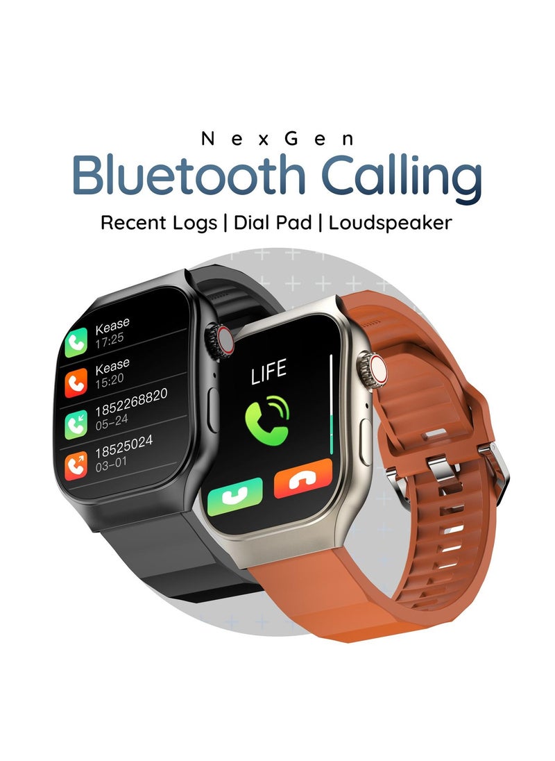 Pebble - Pebbble Curve 1.99" ( 5.05 cm) HD Curved Display, BT Calling, Health Suite, Multi Sports Mode, Smart Calculator, AI Voice Assistance - Image 1