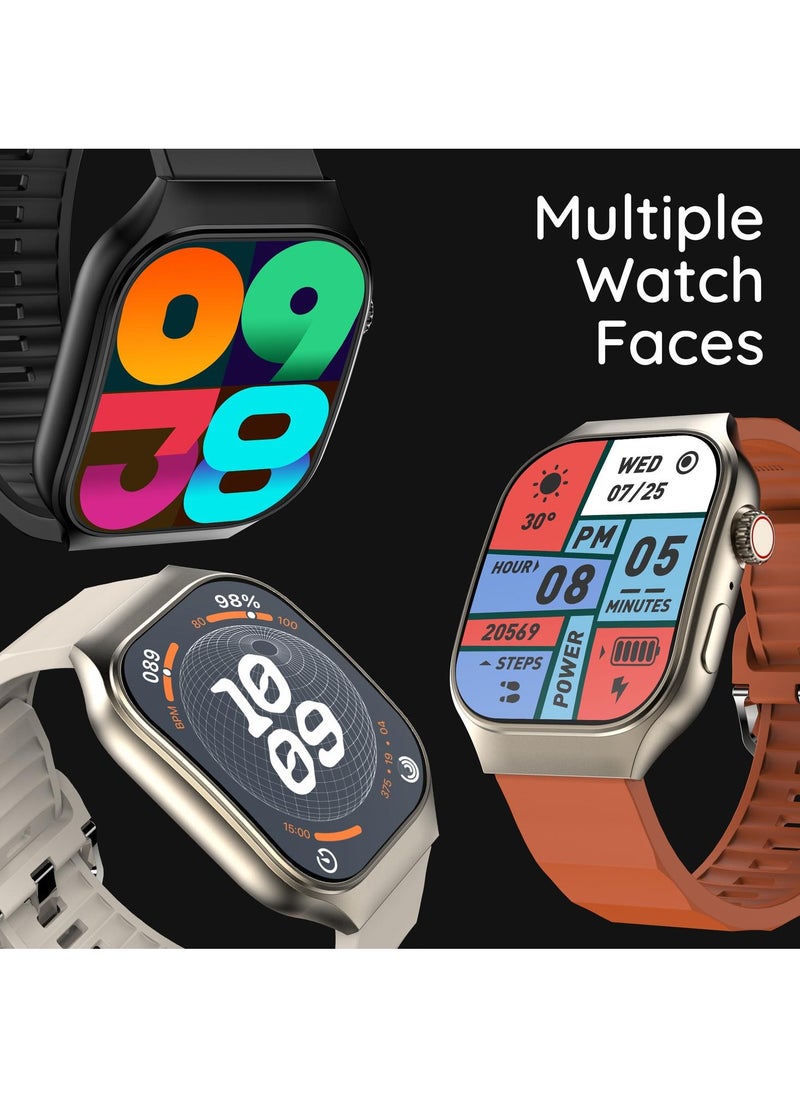 Pebble - Pebbble Curve 1.99" ( 5.05 cm) HD Curved Display, BT Calling, Health Suite, Multi Sports Mode, Smart Calculator, AI Voice Assistance - Image 1