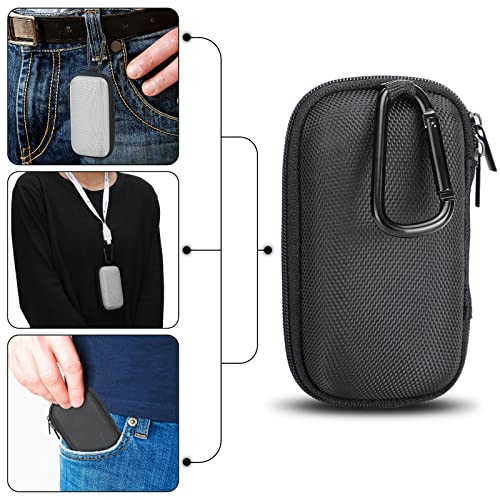 Woanger 4 Pcs Hearing Aid Case Hard Asthma Inhaler Holder Travel Hearing Aid Case Earbud Portable Zipper Carry Holder with Mesh Pocket for Inhaler Carrying Aid Other Accessories from Dust and Dirt - Image 5