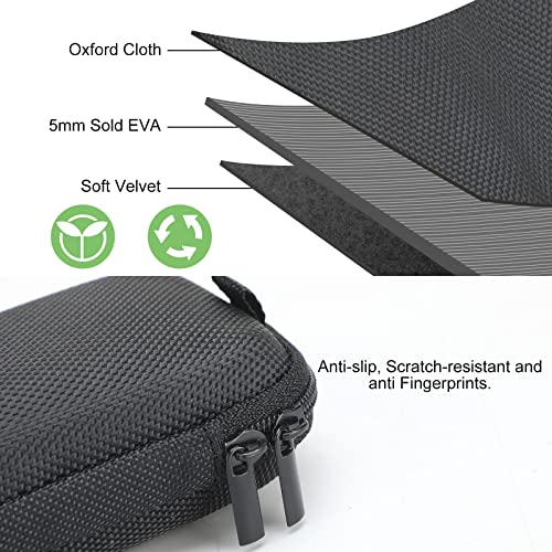 Woanger 4 Pcs Hearing Aid Case Hard Asthma Inhaler Holder Travel Hearing Aid Case Earbud Portable Zipper Carry Holder with Mesh Pocket for Inhaler Carrying Aid Other Accessories from Dust and Dirt - Image 3