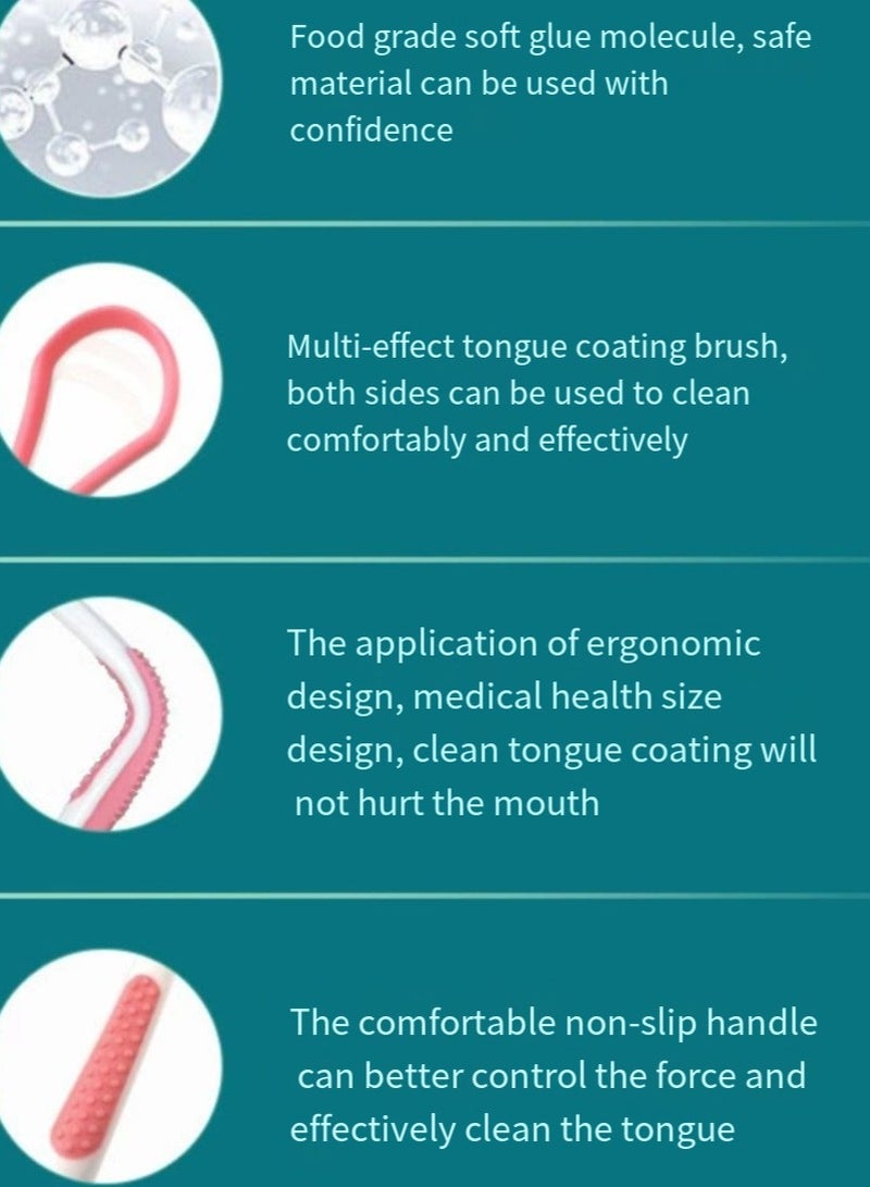 Tongue toothbrush Dental oral hygiene care tools - Image 3