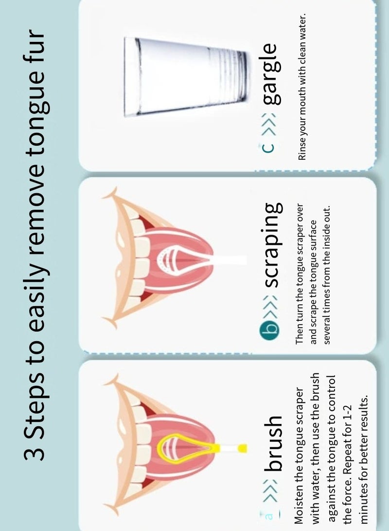 Tongue toothbrush Dental oral hygiene care tools - Image 4