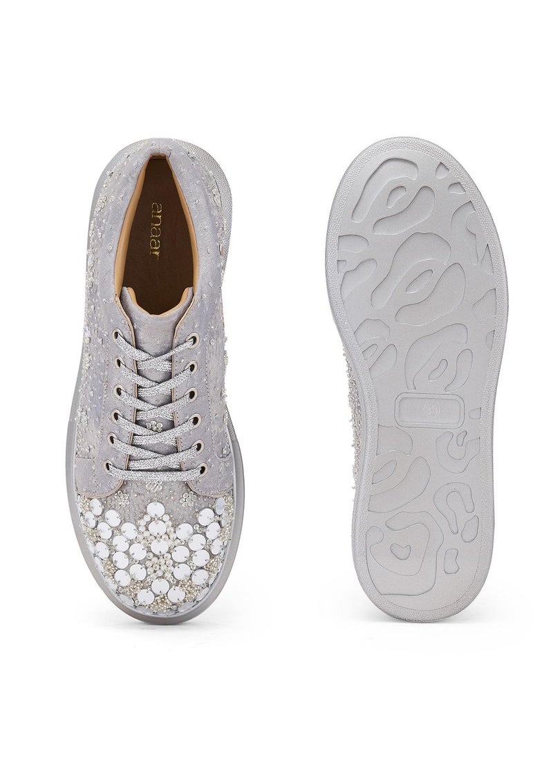 Anaar Anaar Oh Em Gees Classic Sneakers, Womens Festive, Special Occasion and Partywear Premium Shoes  - Image 5