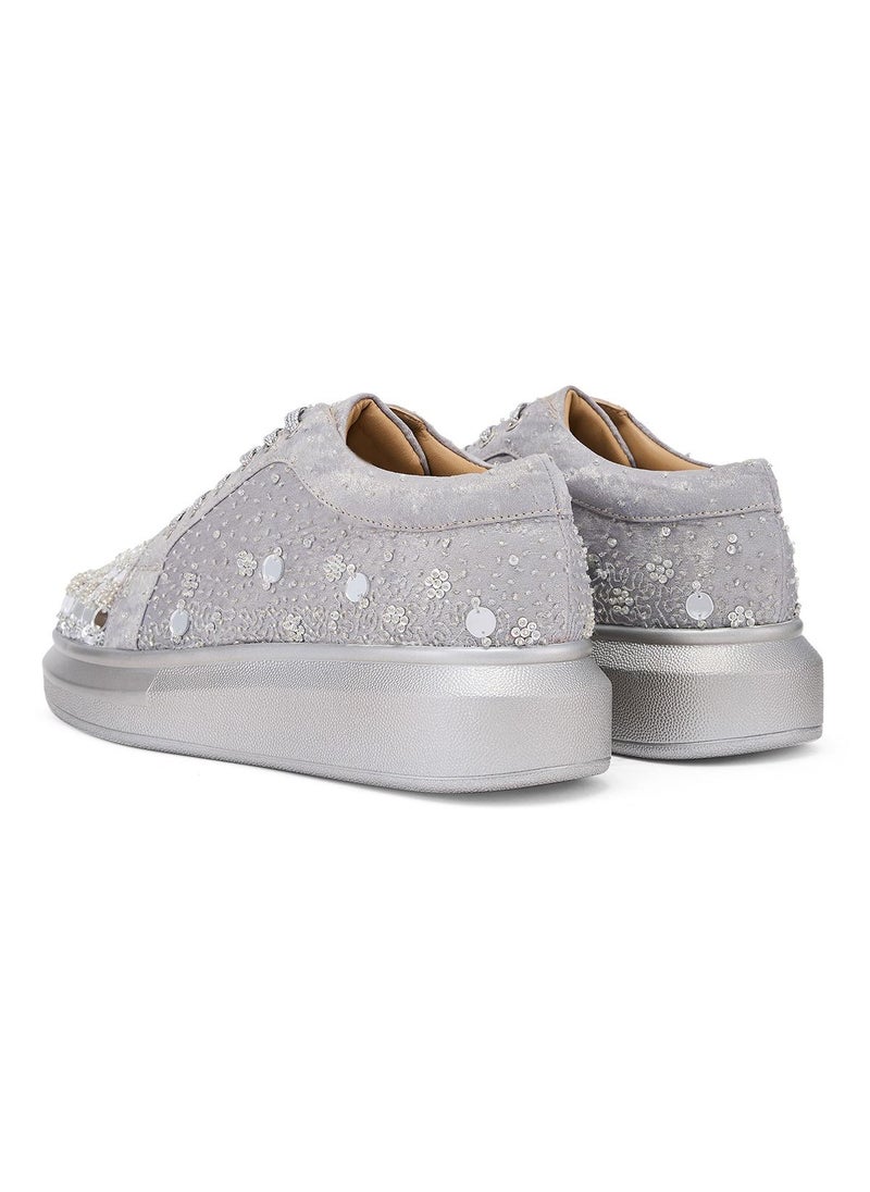 Anaar Anaar Oh Em Gees Classic Sneakers, Womens Festive, Special Occasion and Partywear Premium Shoes  - Image 3