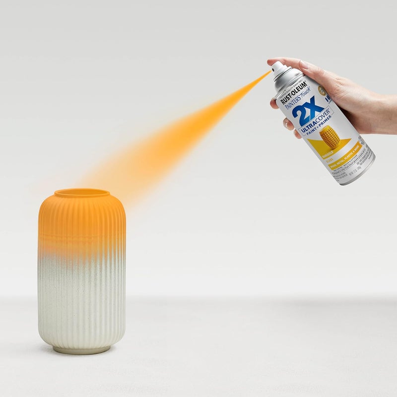 RUST-OLEUM 249862 Painter's Touch 2X Ultra Cover Spray Paint, 12 Oz, Gloss Marigold - Image 5
