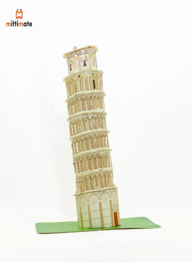 Mittimate Leaning Tower of Pisa Model Construction Book for Kids Age 8 to 12 Year Old I Make Your Own 3D Paper Model I Fun & DIY Craft Book for Children - Image 4