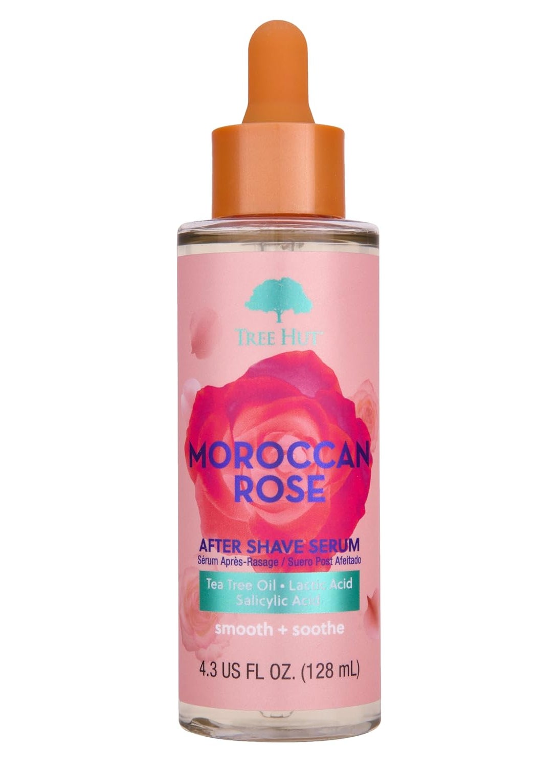Tree Hut Tree Hut Moroccan Rose After Shave Serum  Helps Keep Skin Smooth  Soothed After Shaving  Sensitive  43 fl oz 