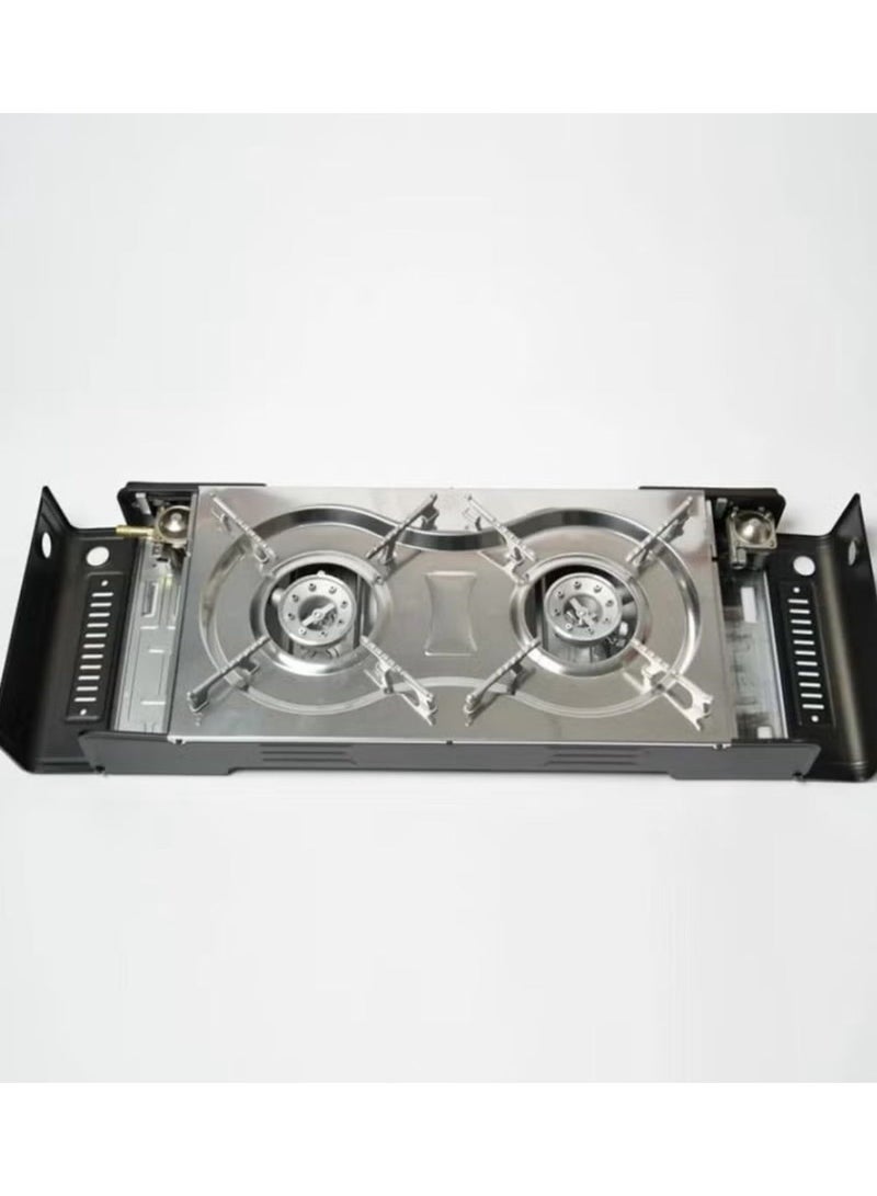 دينكس موقد غاز مزدوج محمول DX2802 - 2200 واط × 2 طاقة للطهي في أي مكان - Image 1