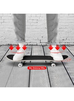 Arabest Skateboard Full Standard Skateboard 7-layer Canadian Maple Double Kick Concave Durable and Stable Suitable for Kids Teens Adults Youth Beginners Professional 79cm*20cm  - Image 5