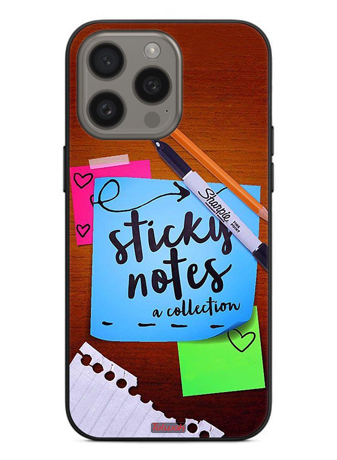 Tolwak Apple iPhone 15 Pro Protective Case Cover Sticky Notes - Image 2