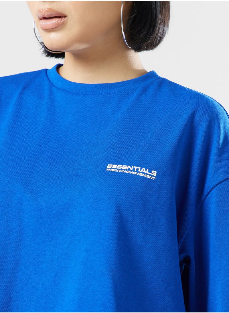 Boxy Cropped T-Shirt