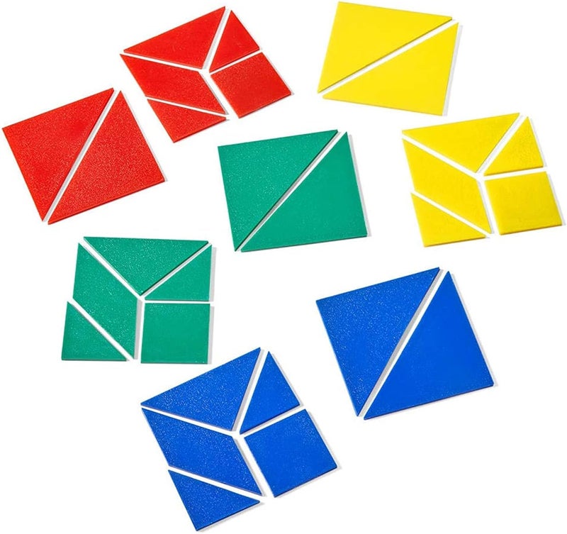 hand2mind ETA hand2mind Small Plastic Tangrams Set of 4 - Image 1