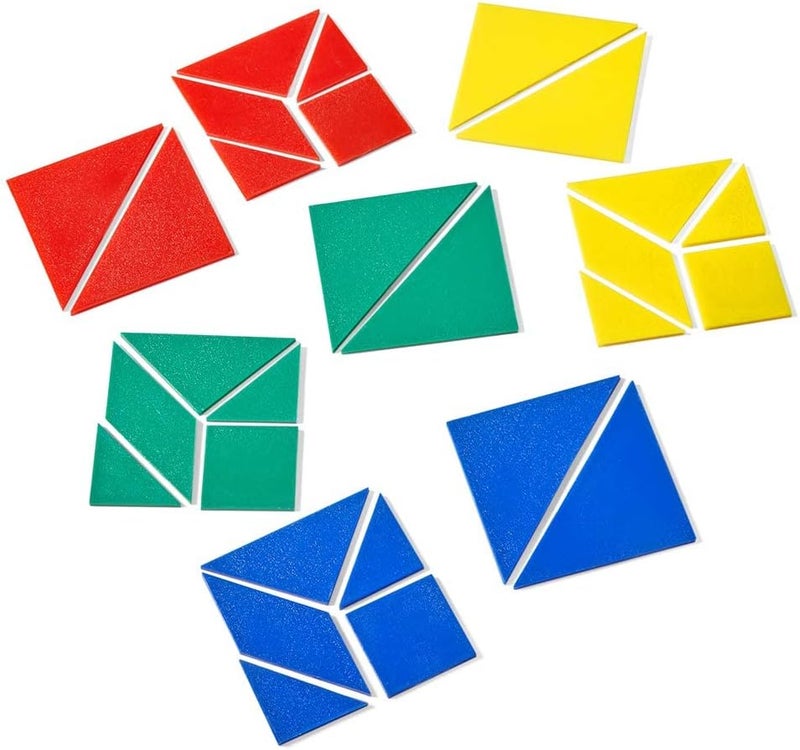 hand2mind ETA hand2mind Small Plastic Tangrams Set of 4 - Image 2