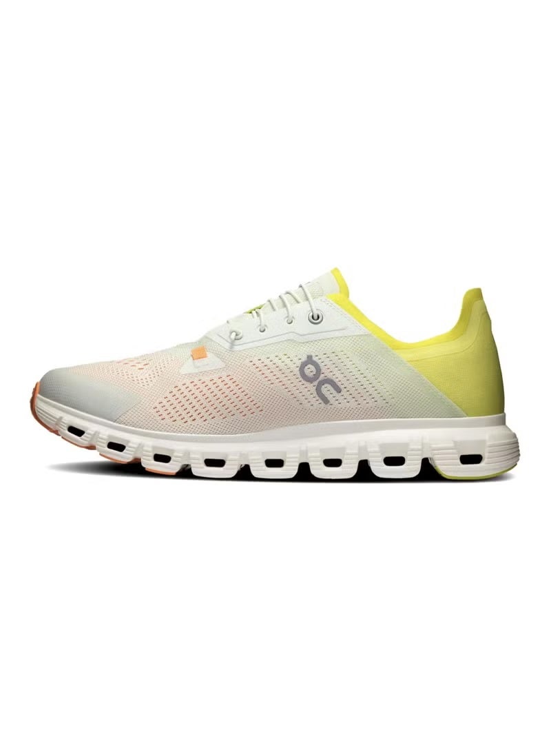 On Running Cloud 5 Sneakers – Undyed White with Yellow | Lightweight Unisex Running Shoes - Image 2