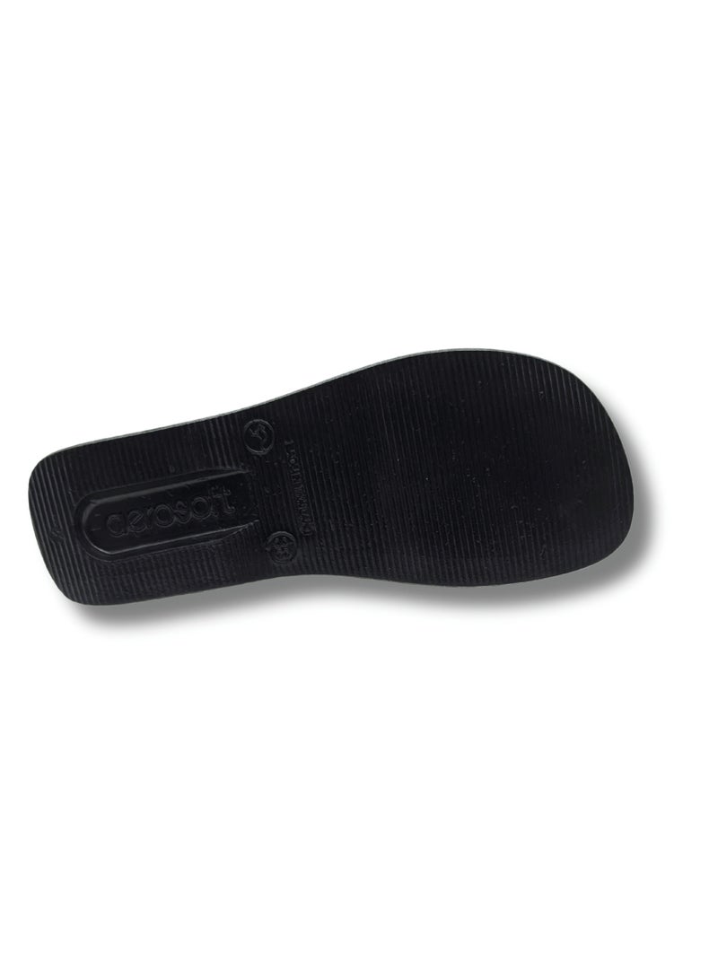 Aerosoft Women Slippers A0801 Black - Image 4