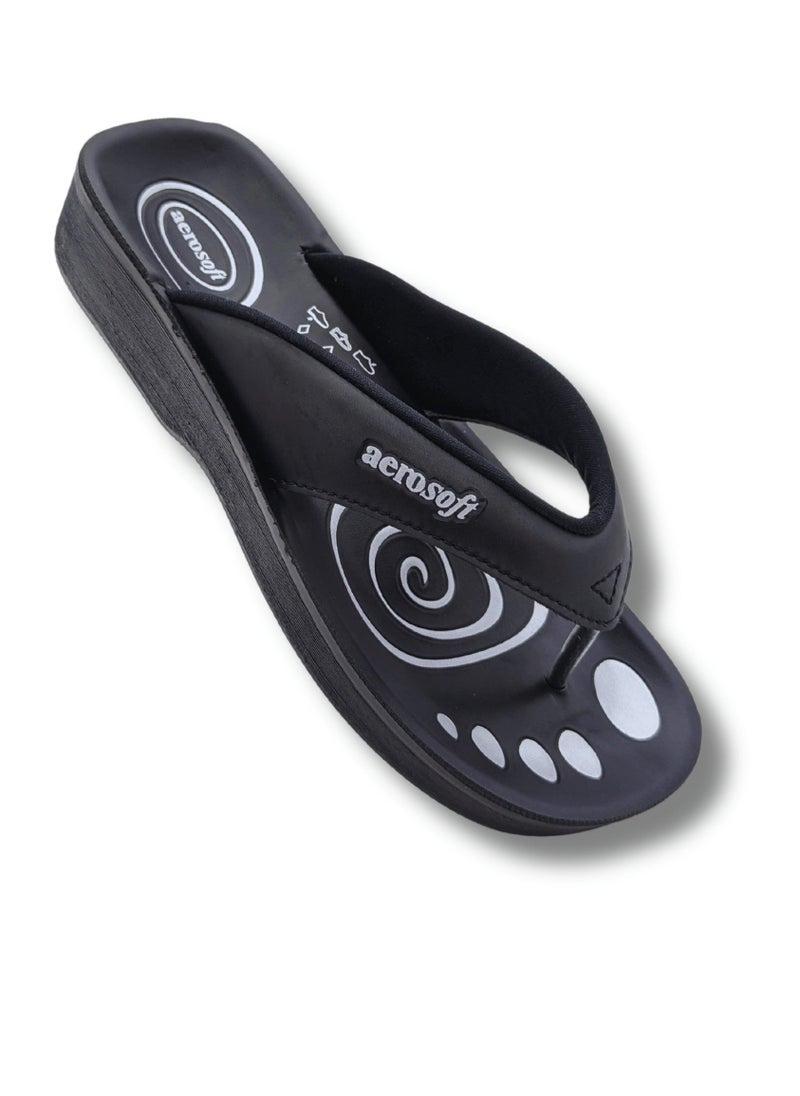 Aerosoft Women Slippers A0801 Black - Image 2