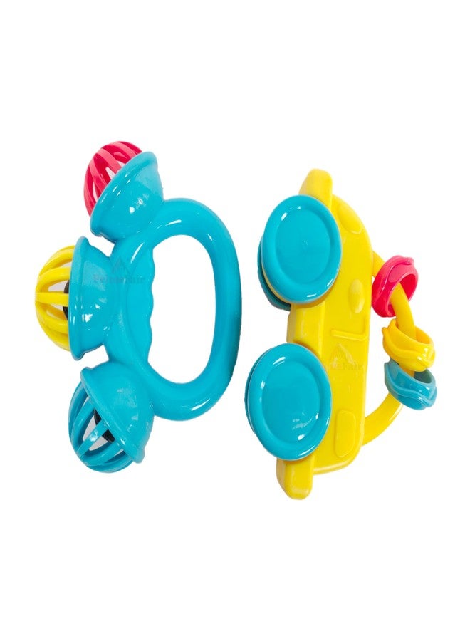 PRIMEFAIR Plastic Baby Rattles Toys Set, Infant Grab Shake Rattle, Sensory Teether, Development Learning Music Toy, 12-36 Months Boys And Girls Kids (Multicolor-08) - Image 4