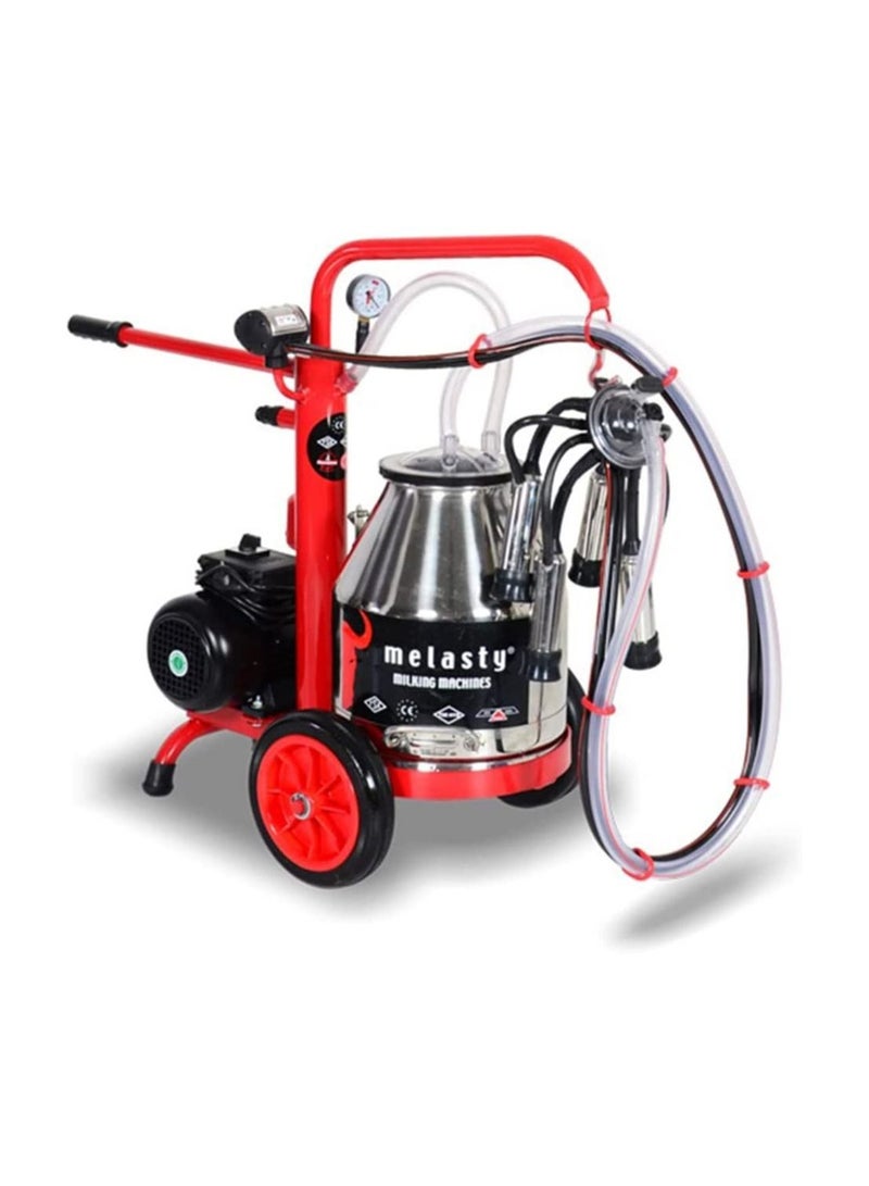 Melasty 25L Single Milking Machine for Cow Agricultural Electric Portable Stainless Steel Farm Milking Machine