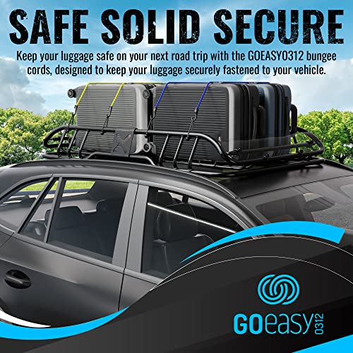 GOEASY0312 Bungee Cords Heavy Duty Outdoor - 30 PCS Bungee Cord with Hooks Assorted Sizes in Carry Bag, 10", 18", 24", 32", 40" Bungee Cords with Hooks & 8" Canopy, Bungee Balls, Tarp Clips - Image 4