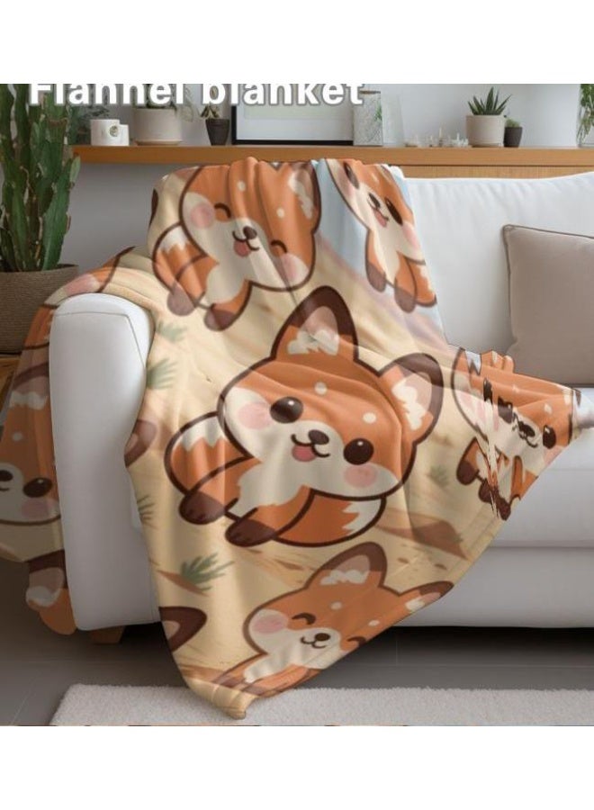 عام بطانية رقيقة من الفانيلا (حرارة ومريحة، ومناسبة للنوم واستخدام اللعبة والغبار والرمل) 150 سم * 200 سم - 435 - Image 4