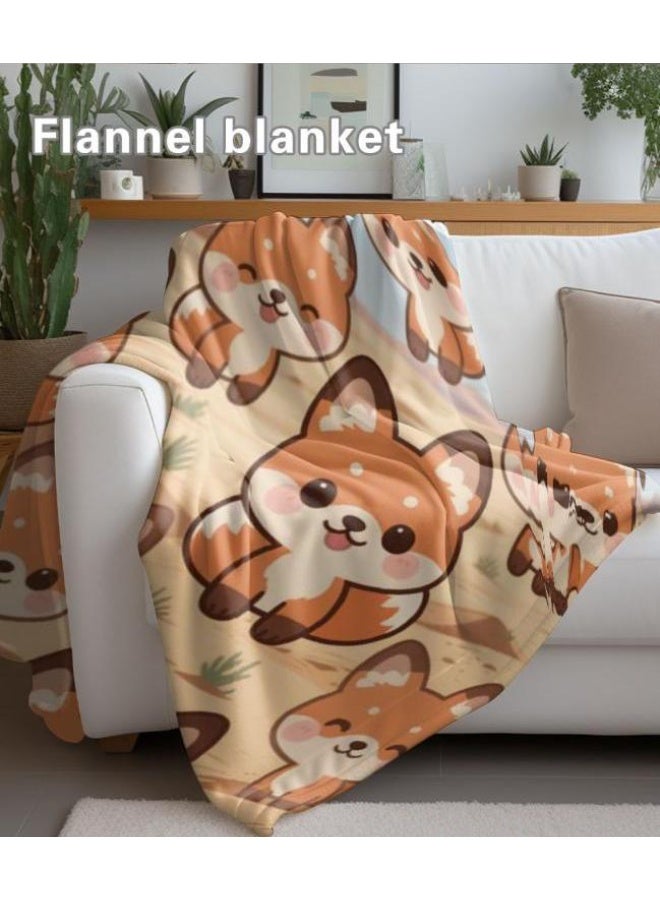 عام بطانية رقيقة من الفانيلا (حرارة ومريحة، ومناسبة للنوم واستخدام اللعبة والغبار والرمل) 150 سم * 200 سم - 435 - Image 1