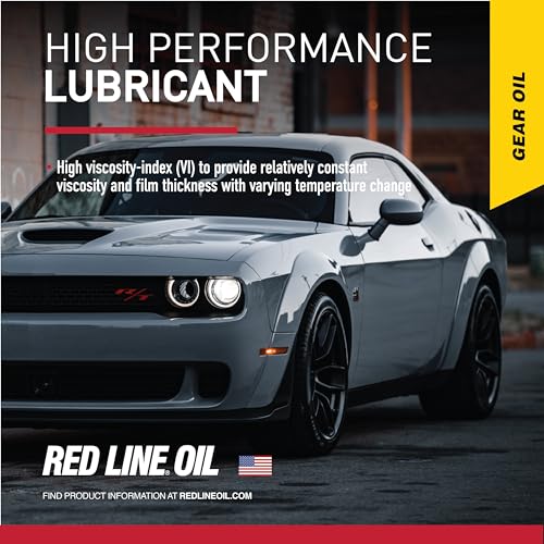 Red Line زيت جير صناعي Red Line 57905 75W90 GL-5 للاستخدام في التفاضلات المحدودة الانزلاق - 1 جالون - Image 5