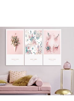 Tableau Wall Hanging High-quality digitally printed wall-mounted poster with a scratch-resistant and color-protective coating - 3pcs Multi color